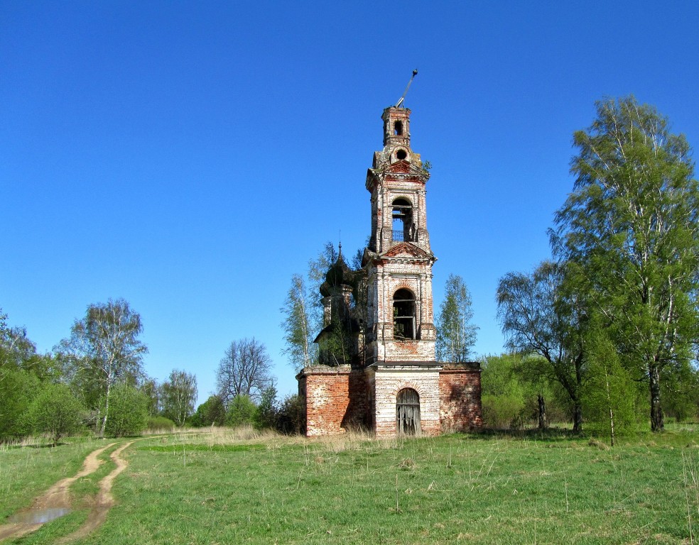 Церковь Благовещения Пресвятой Богородицы, Улошпань (Нерехтский район, Костромская область). фасады, вид с запада