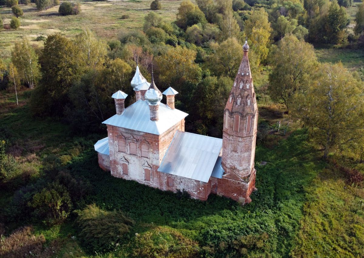 Церковь Казанской иконы Божией Матери, Княгинино (Нерехтский район, Костромская область). фасады