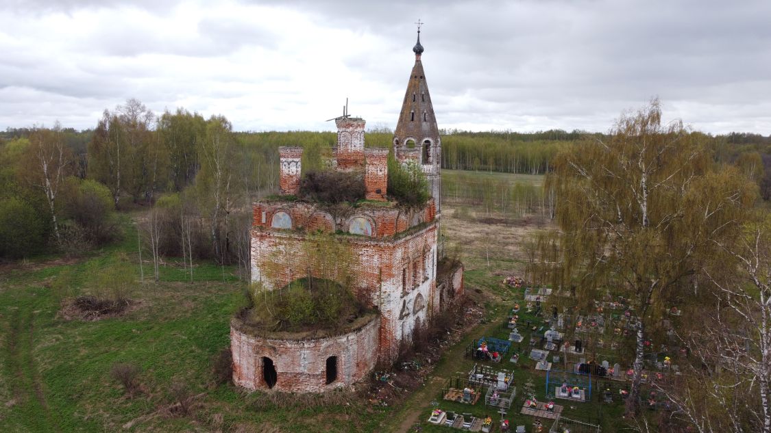 Фёдоровское. Церковь Рождества Пресвятой Богородицы. фасады