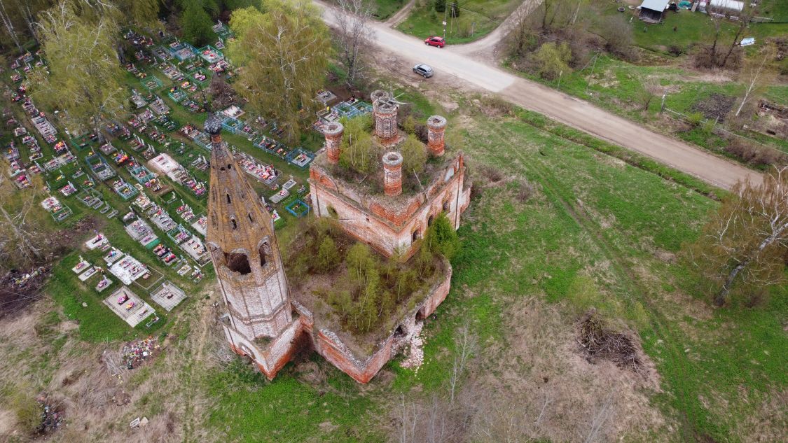 Фёдоровское. Церковь Рождества Пресвятой Богородицы. фасады