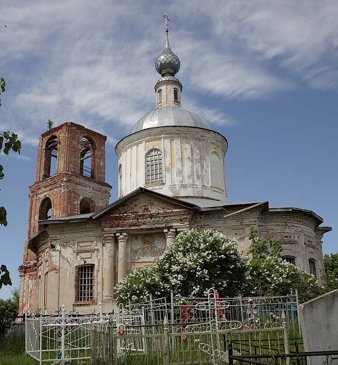 Церковь Казанской иконы Божией Матери, Иванково (Угличский район, Ярославская область). фасады