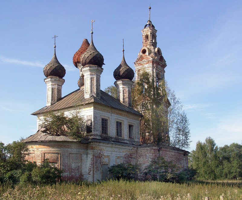 Церковь Благовещения Пресвятой Богородицы, Улошпань (Нерехтский район, Костромская область). фасады