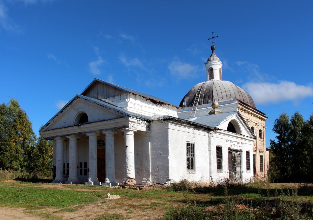 Лопотово. Церковь Успения Пресвятой Богородицы. фасады