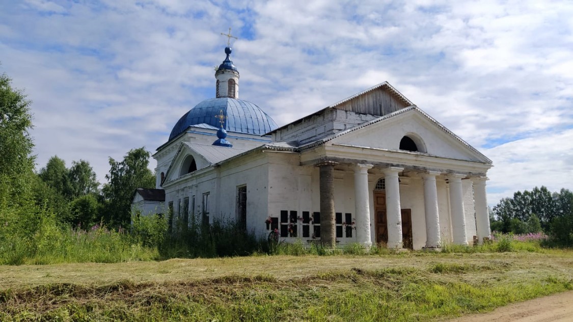 Лопотово. Церковь Успения Пресвятой Богородицы. фасады