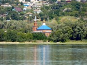 Церковь Петра и Павла, Церковь в панораме поселка, вид с Дона.<br>, Нижний Чир, Суровикинский район, Волгоградская область