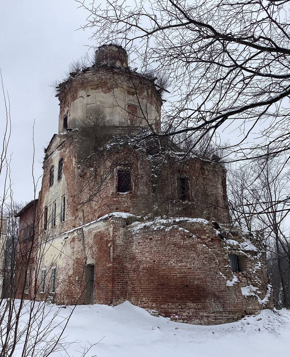 Церковь Покрова Пресвятой Богородицы, Ладьино (Торжокский район и г. Торжок, Тверская область). фасады, Вид с юго-востока