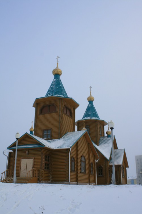 Воркута. Кафедральный собор Иверской иконы Божией Матери. фасады