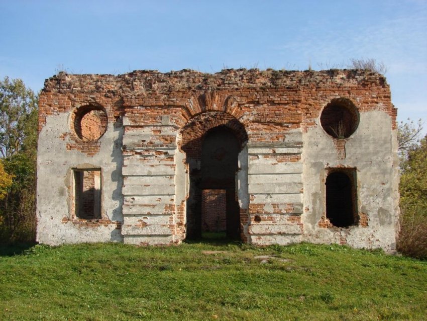 Рековичи. Церковь Спаса Преображения. фасады, Западный фасад