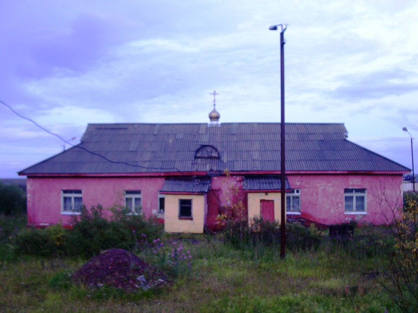 Церковь Воскресения Христова, Воргашор (Воркута, город, Республика Коми). фасады, вид с северо-запада