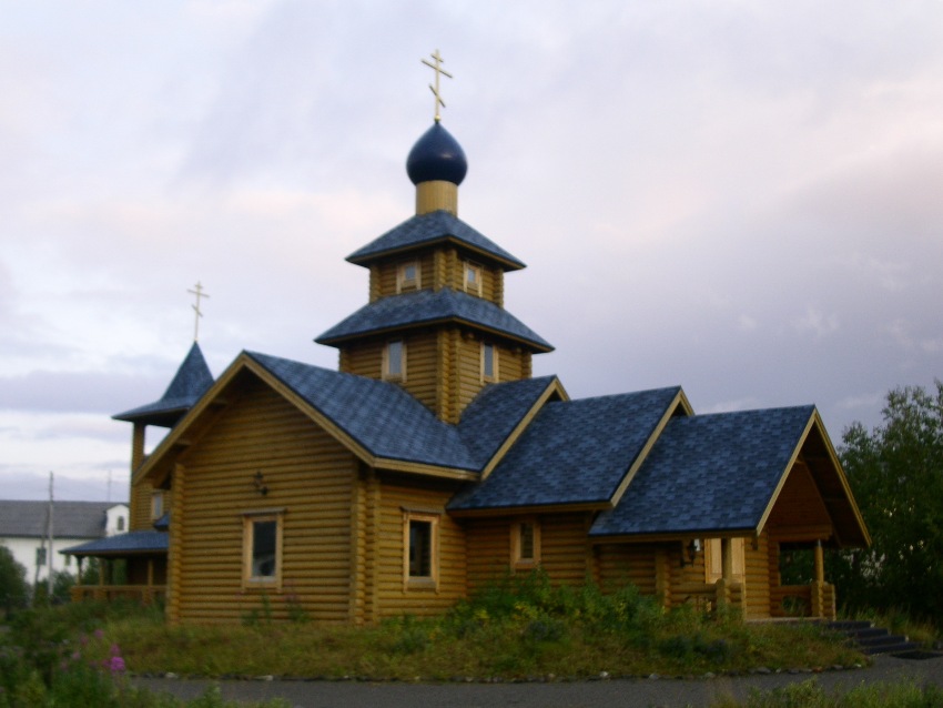 Северный. Церковь Игоря Черниговского. фасады, вид с северо-запада