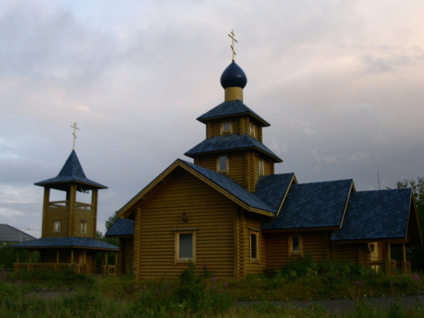 Северный. Церковь Игоря Черниговского. фасады, вид с севера