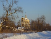 Церковь Иоанна Милостивого, Вид с дороги<br>, Ивановское, Старицкий район, Тверская область