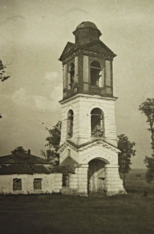 Церковь Воскресения Христова, Гари (Вадский район, Нижегородская область). архивная фотография, Фото 1947 г. (Целиков А.). ГКМФ. ГНИМА им Щусева
