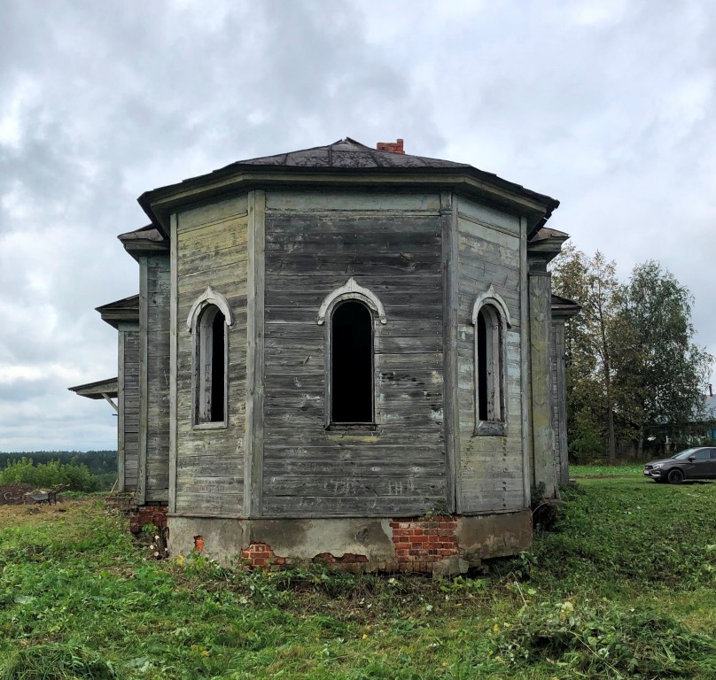 Церковь Казанской иконы Божией Матери, Маргуша (Дальнеконстантиновский район, Нижегородская область). фасады