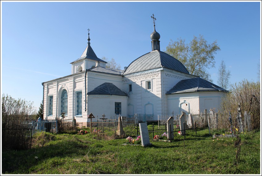 Церковь Воскресения Христова, Воскресенское (Ильинский район, Ивановская область). фасады