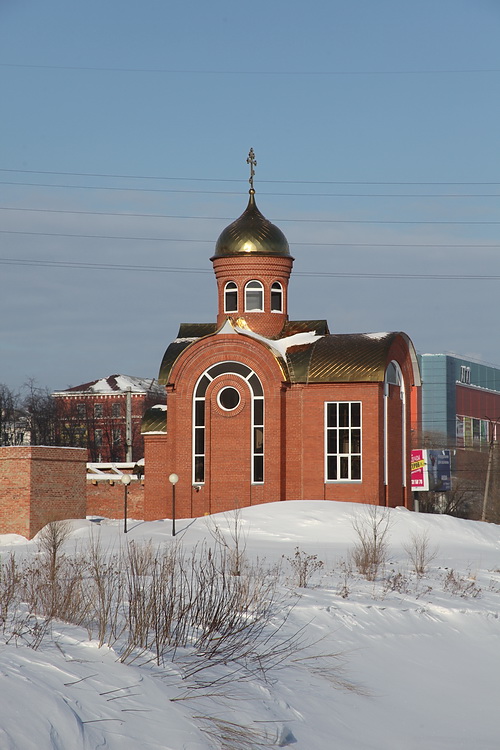 Златоуст. Церковь Александра Невского. общий вид в ландшафте