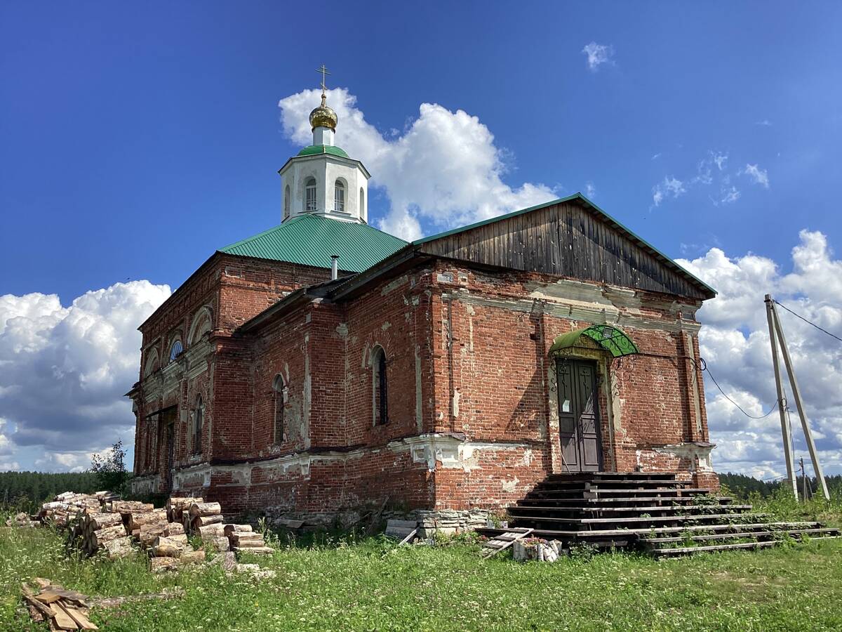 Церковь Сретения Господня, Киприно (Невьянский район (Невьянский ГО и ГО Верх-Нейвинский), Свердловская область). фасады