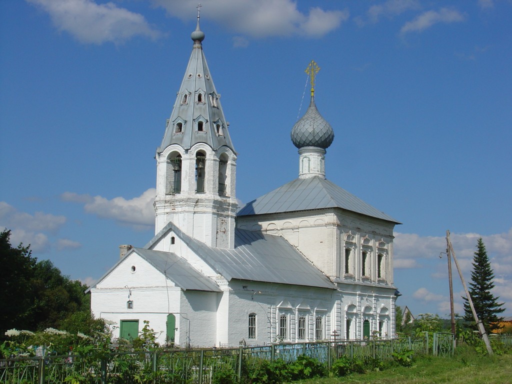 Церковь Троицы Живоначальной, Унимерь (Гаврилов-Ямский район, Ярославская область). фасады