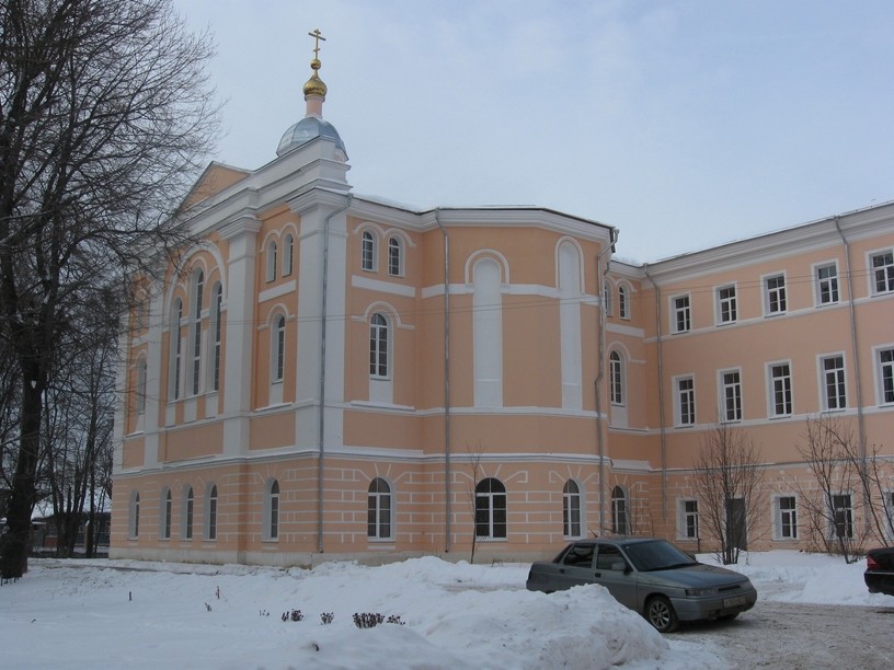 Церковь Софии, Премудрости Божией, при Тульской духовной семинарии, Тула (Тула, город, Тульская область). общий вид в ландшафте