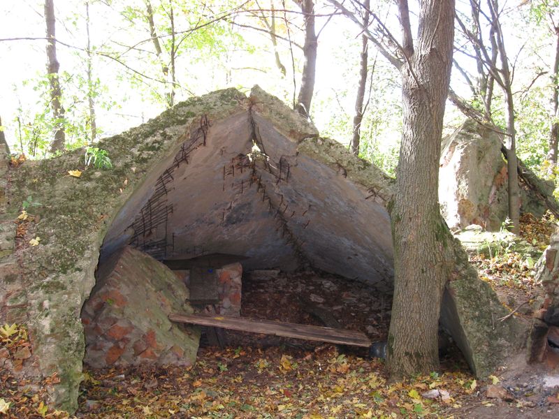 Церковь Спаса Преображения, Юрьево (Тула, город, Тульская область). дополнительная информация, руины трапезной или...