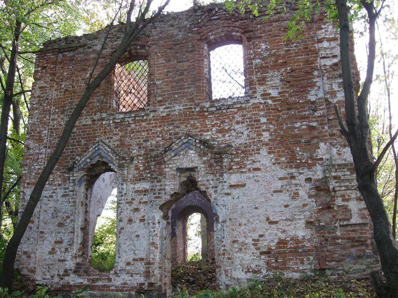 Церковь Спаса Преображения, Юрьево (Тула, город, Тульская область). фасады, Северная стена