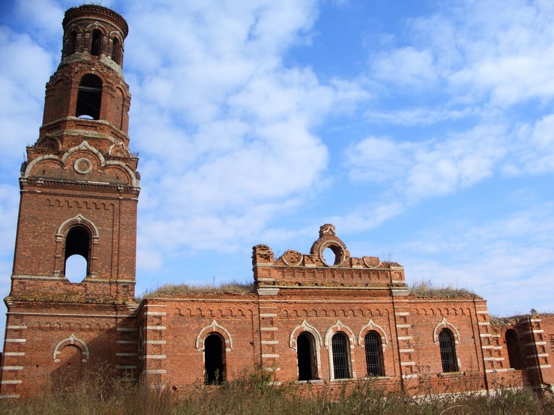 Церковь Николая Чудотворца, Гремячее (Новомосковский район, Тульская область). фасады