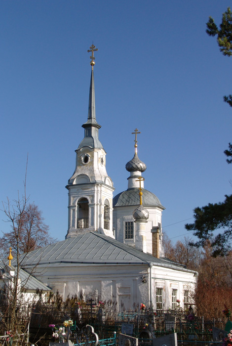 Церковь Воздвижения Креста Господня, Нерехта (Нерехтский район, Костромская область). фасады, Вид с юго-запада