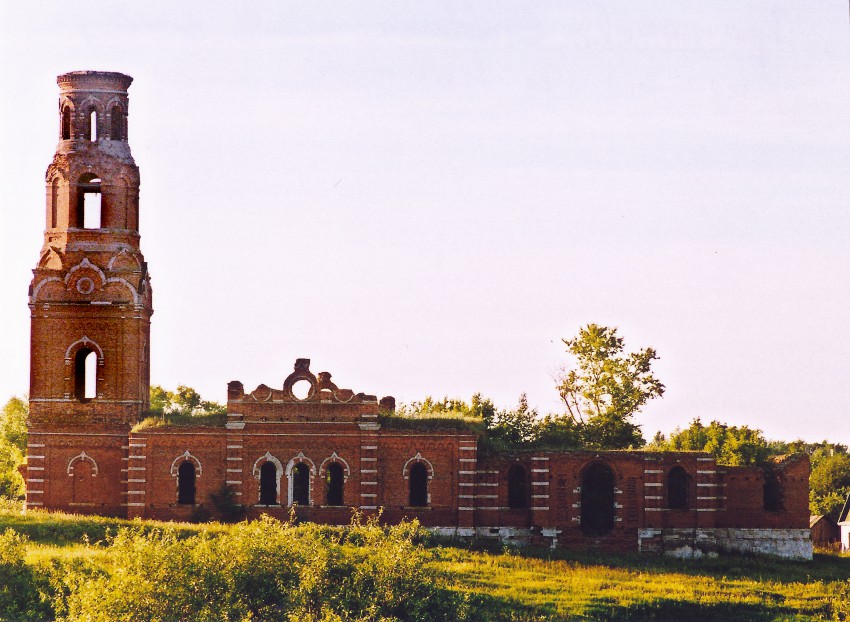 Гремячее. Церковь Николая Чудотворца. общий вид в ландшафте