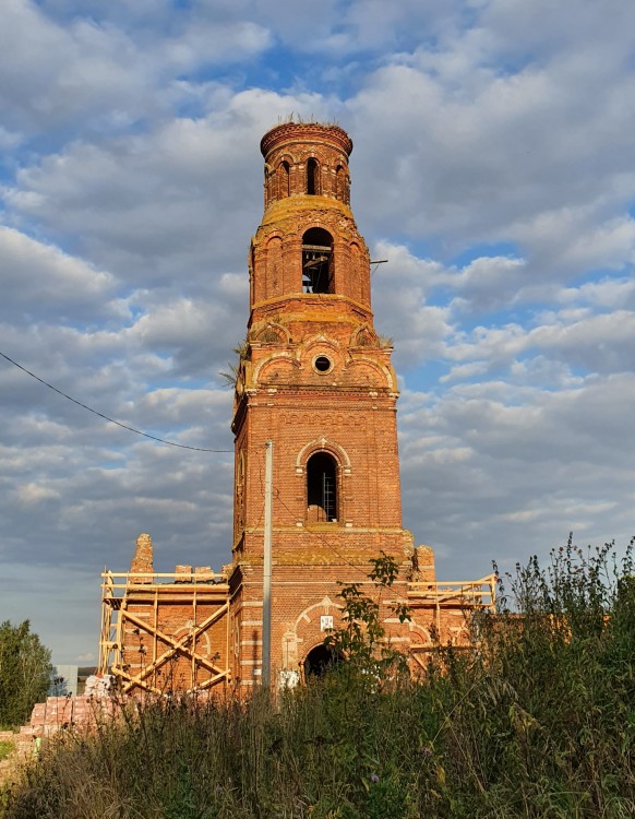 Церковь Николая Чудотворца, Гремячее (Новомосковский район, Тульская область). фасады, Церковь находится на реставрации 