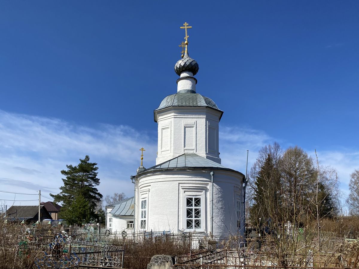 Восточный фасад, фасады. Церковь Воздвижения Креста Господня, Нерехта (Нерехтский район, Костромская область)