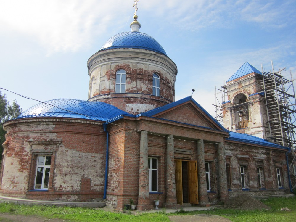 Козьмодемьянск. Церковь Тихвинской иконы Божией Матери. фасады