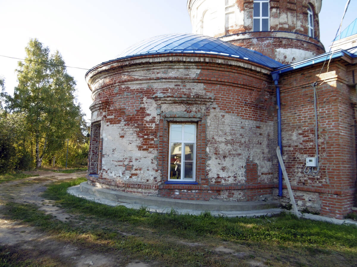 Церковь Тихвинской иконы Божией Матери, Козьмодемьянск (Козьмодемьянск, город, Республика Марий Эл). архитектурные детали, Апсида храма