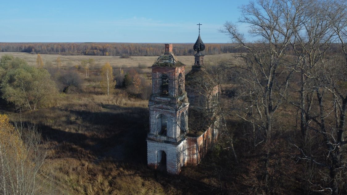 Церковь Троицы Живоначальной, Новинское (Приволжский район, Ивановская область). фасады