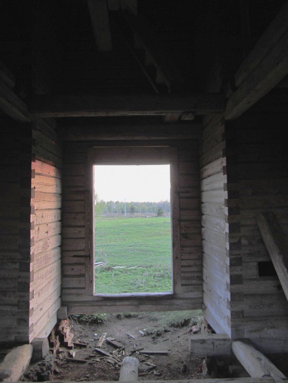 Церковь Благовещения Пресвятой Богородицы, Бельское (Спасский район, Рязанская область). интерьер и убранство, нижний ярус колокольни