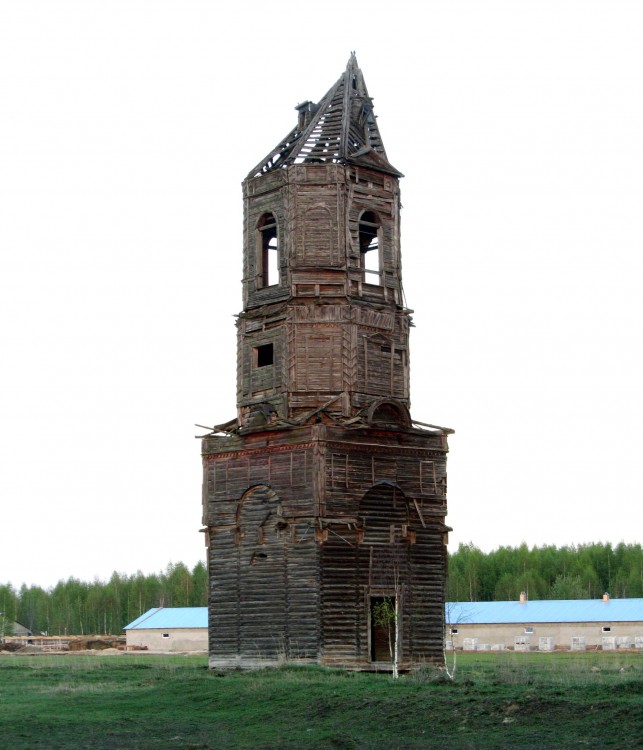 Бельское. Церковь Благовещения Пресвятой Богородицы. фасады, вид с северо-запада