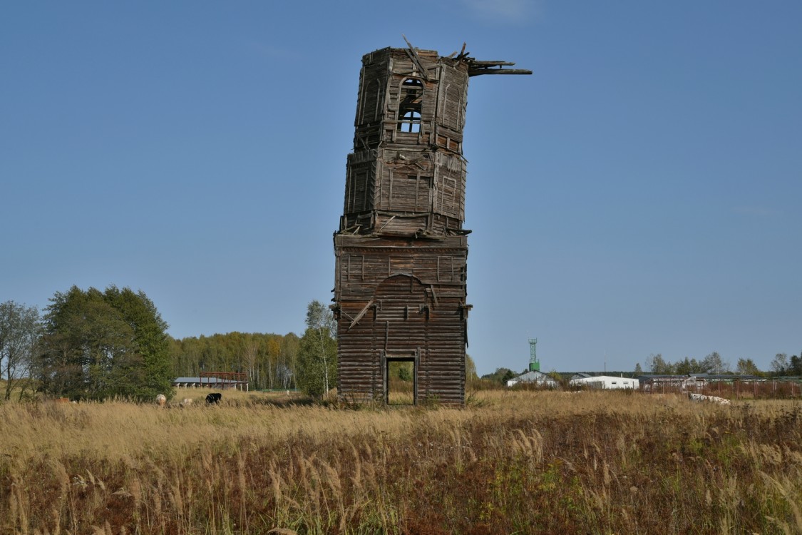 Церковь Благовещения Пресвятой Богородицы, Бельское (Спасский район, Рязанская область). фасады, Вид с запада