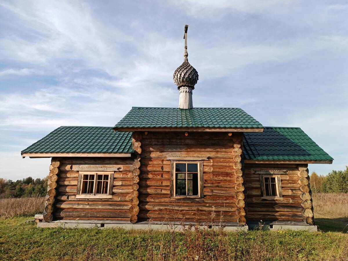 Спасо-Евфимиев Сямженский монастырь. Церковь Евфимия и Харитона Сямженских, Поповка, урочище (Сямженский район, Вологодская область). фасады