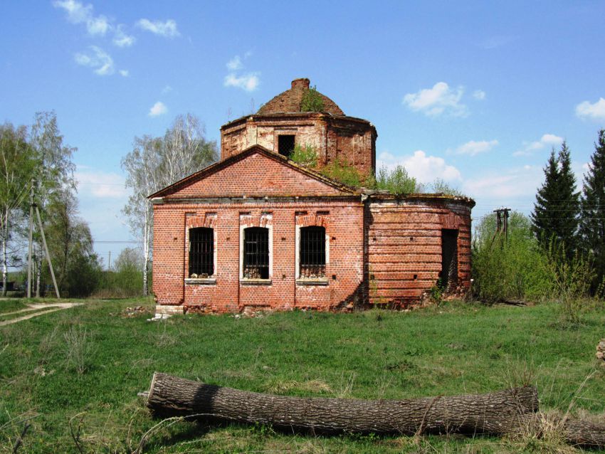 Церковь Николая Чудотворца, Веретье (Спасский район, Рязанская область). фасады, вид с юга