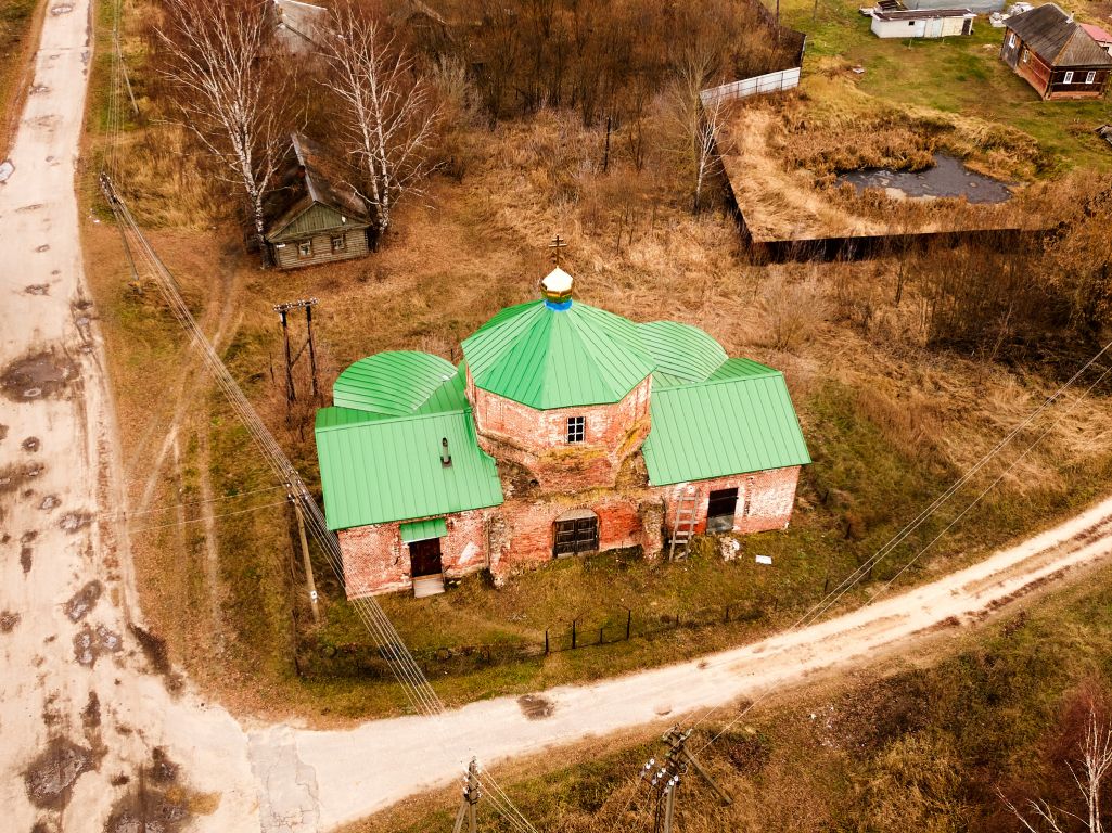 Церковь Николая Чудотворца, Веретье (Спасский район, Рязанская область). фасады