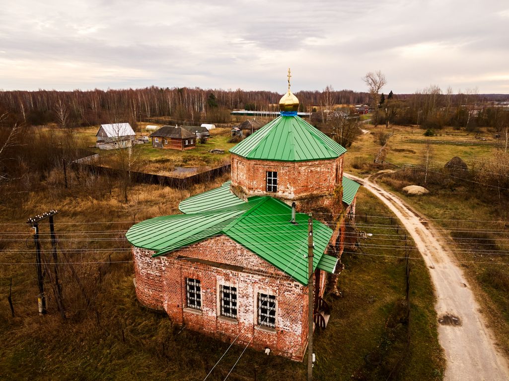 Церковь Николая Чудотворца, Веретье (Спасский район, Рязанская область). фасады