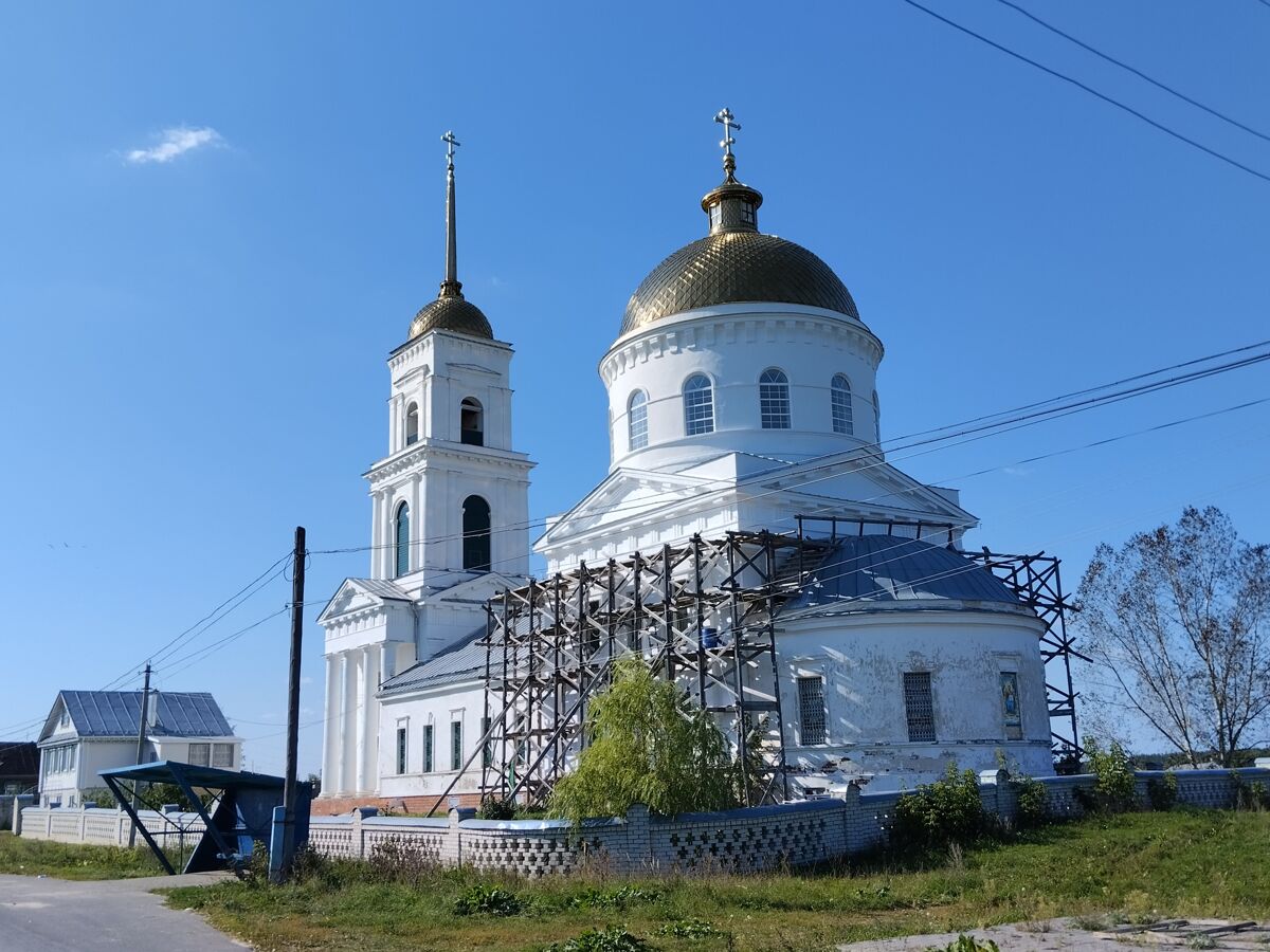 Церковь Троицы Живоначальной, Тёплово (Кулебакский район, Нижегородская область). документальные фотографии