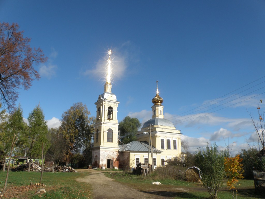 Церковь Казанской иконы Божией Матери, Сараево (Приволжский район, Ивановская область). фасады