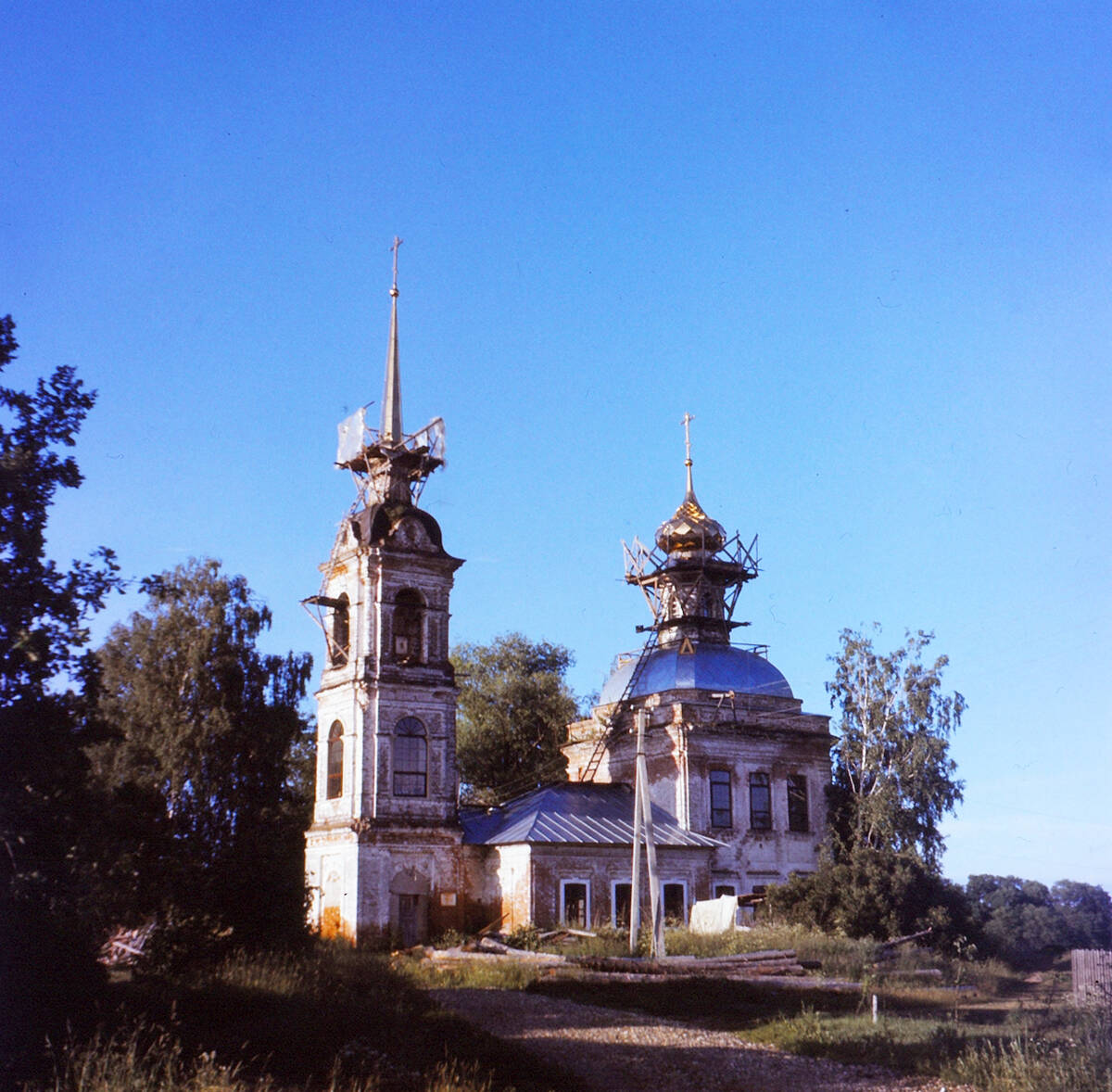 Церковь Казанской иконы Божией Матери, Сараево (Приволжский район, Ивановская область). документальные фотографии