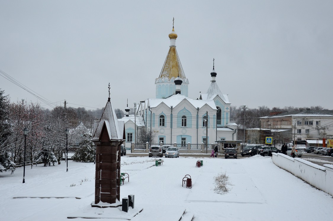 Церковь Покрова Пресвятой Богородицы, Богородск (Богородский район, Нижегородская область). общий вид в ландшафте