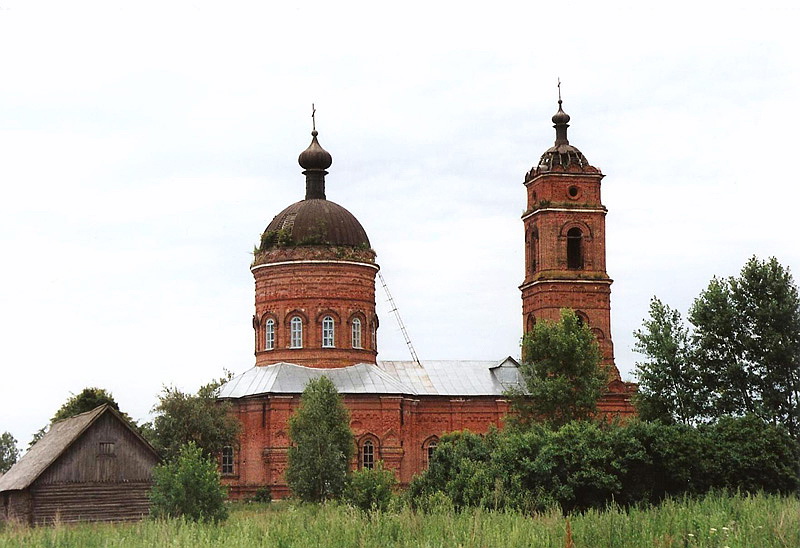 Церковь Троицы Живоначальной, Старый Кадом (Кадомский район, Рязанская область). фасады, Вид с северной стороны.