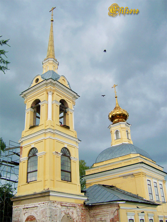 Церковь Казанской иконы Божией Матери, Сараево (Приволжский район, Ивановская область). архитектурные детали