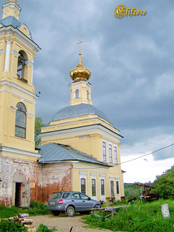 Церковь Казанской иконы Божией Матери, Сараево (Приволжский район, Ивановская область). фасады
