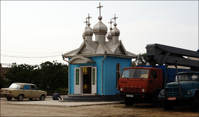Часовня Анны мученицы, Сальково (Генический район, Украина, Херсонская область). общий вид в ландшафте