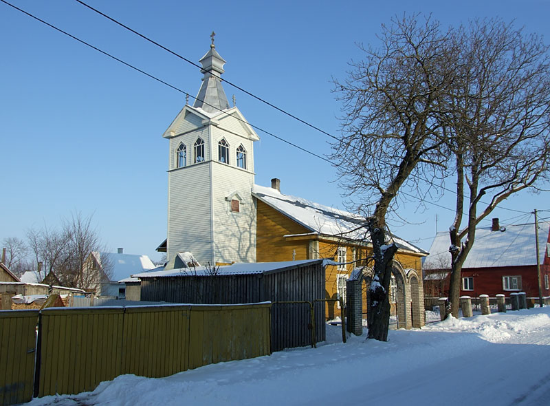 Калласте (Kallaste). Моленная Успения Пресвятой Богородицы. фасады, Вид с юго-запада