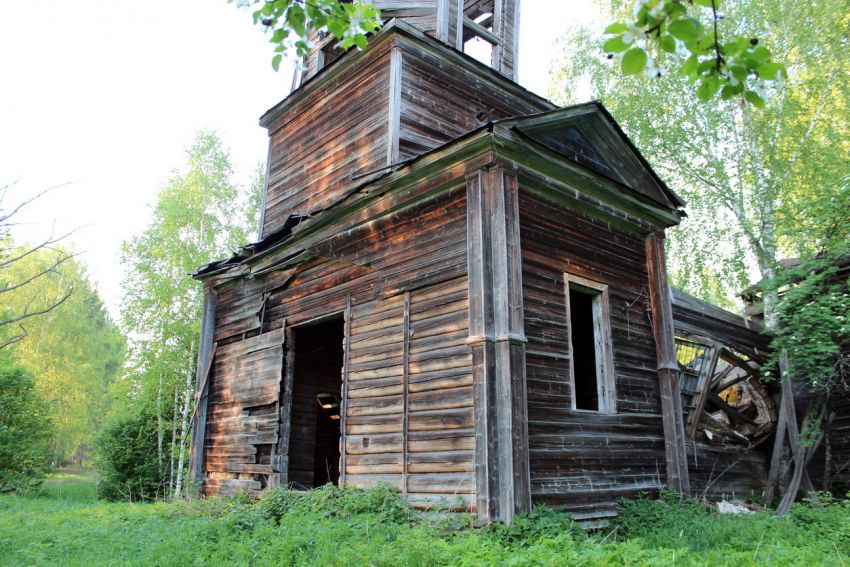 Церковь Петра и Павла, Шляпино (Ковернинский район, Нижегородская область). фасады, текущее состояние